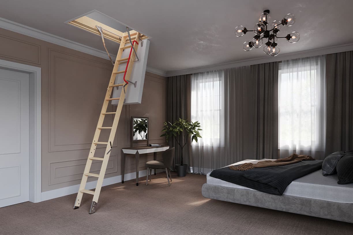 Padlásfeljáró hőhíd